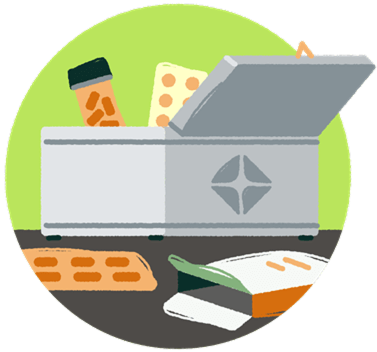 Caixa de medicamentos