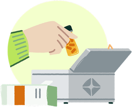 Caixa de medicamentos